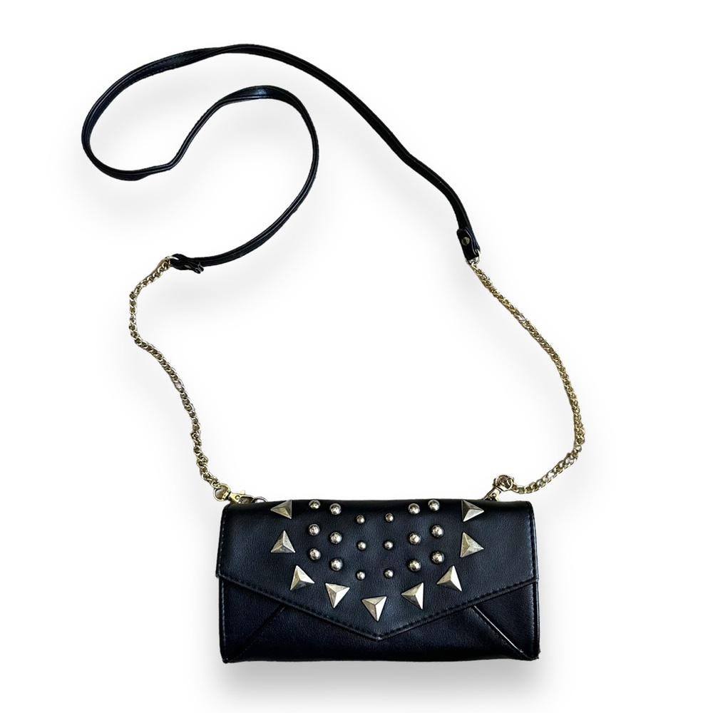 Studded Clutch with Strap